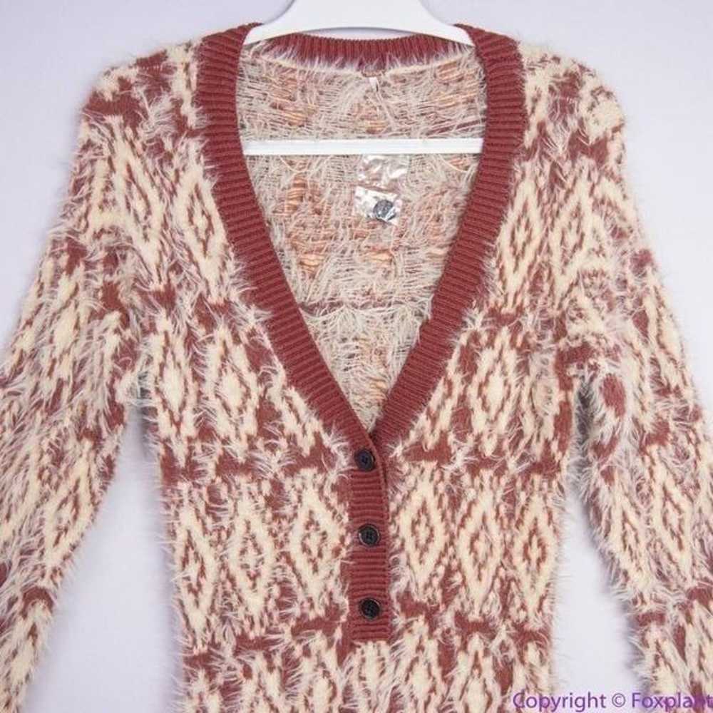 Free People Fuzzy Feelings Sweater Dress - Marsal… - image 2