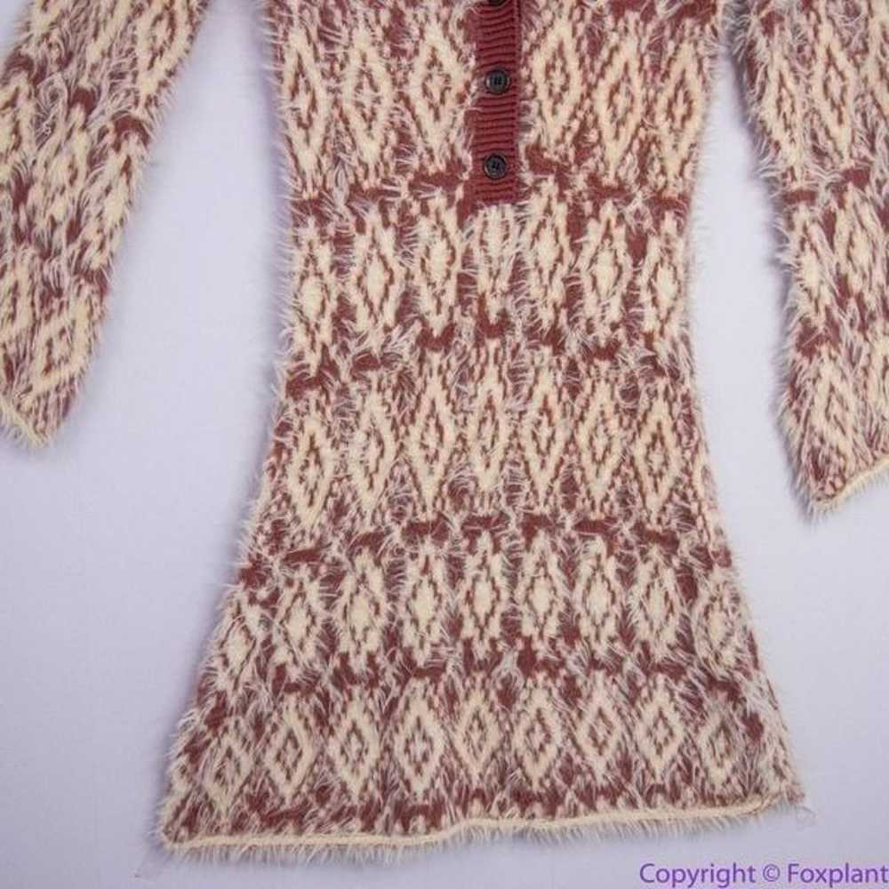 Free People Fuzzy Feelings Sweater Dress - Marsal… - image 3
