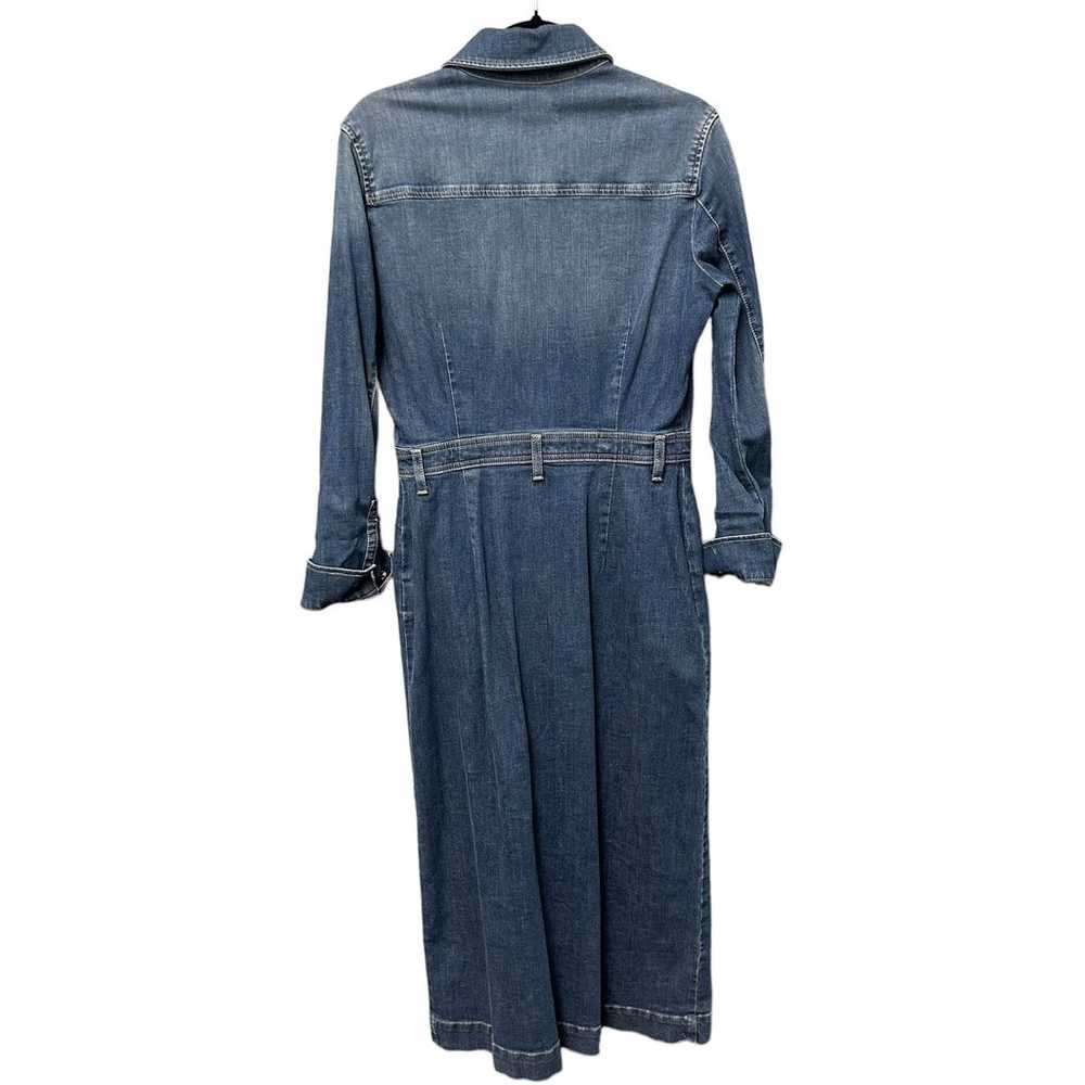 7 For All Mankind Denim Luxe Midi Dress in Blue W… - image 8