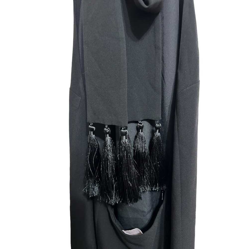 Cinq a Sept Faye black mini halter dress size Med… - image 3