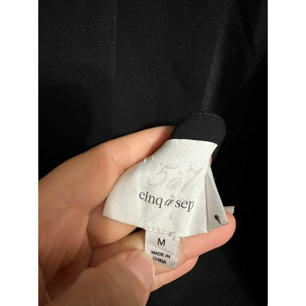 Cinq a Sept Faye black mini halter dress size Med… - image 4