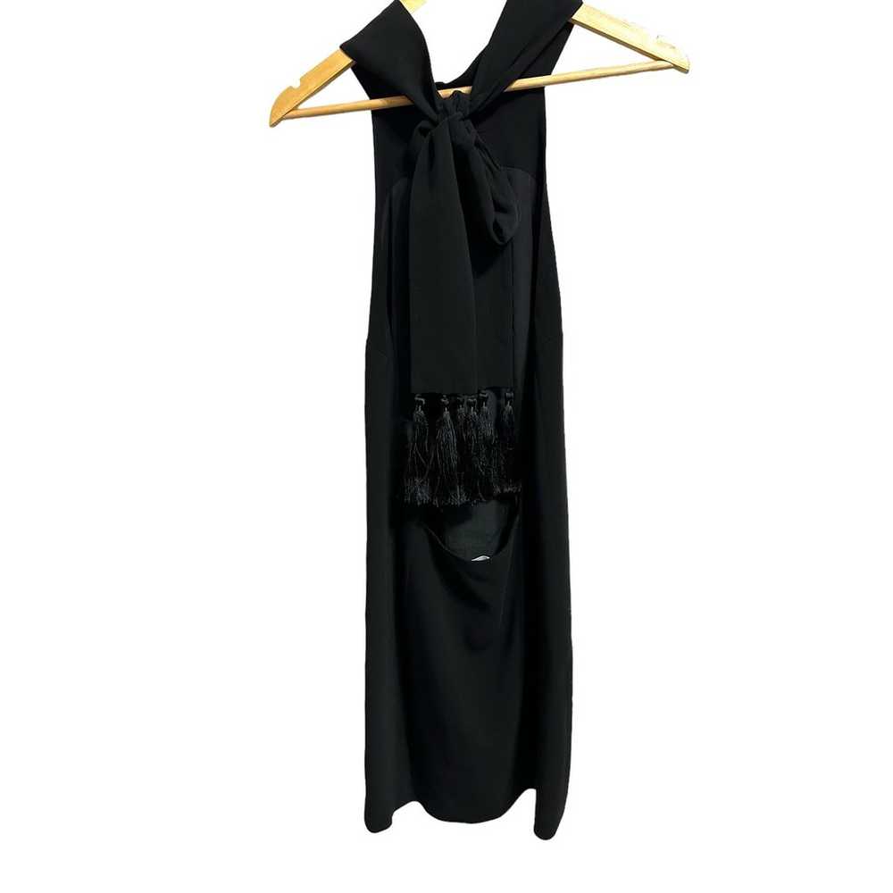 Cinq a Sept Faye black mini halter dress size Med… - image 6