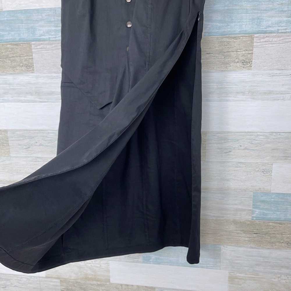 Sarah Pacini Linen Blend Asymmetric Vest Dress Bl… - image 3