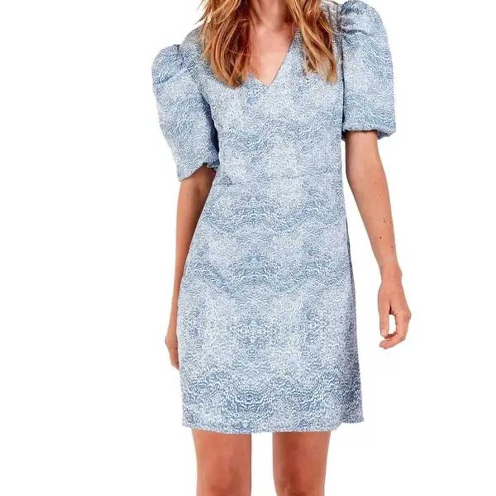 AS by DF Ischia Print Dress in Blue - image 1