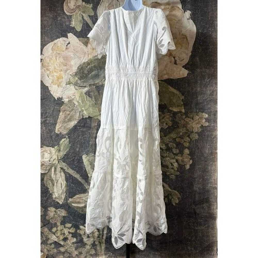 New Anthropologie The Somerset Maxi Dress Cutwork… - image 11