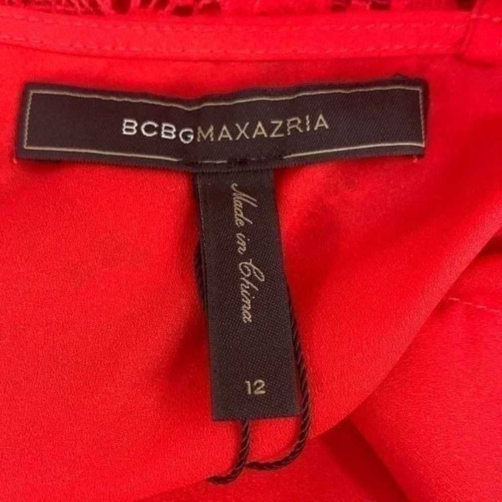 BCBGmaxAzria Daniella Red Lace Mini Dress Women’s… - image 5