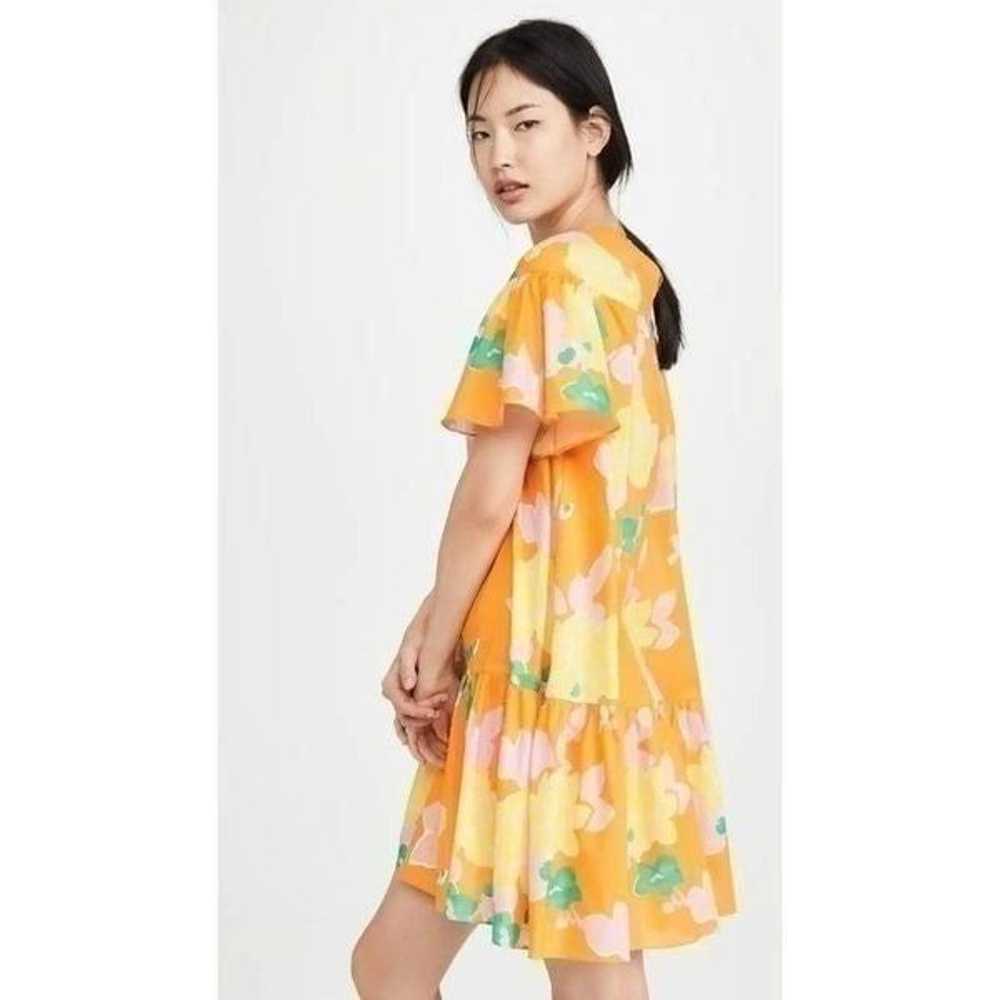 Whit Carly Dress, Short Sleeve Orange Floral Cott… - image 5