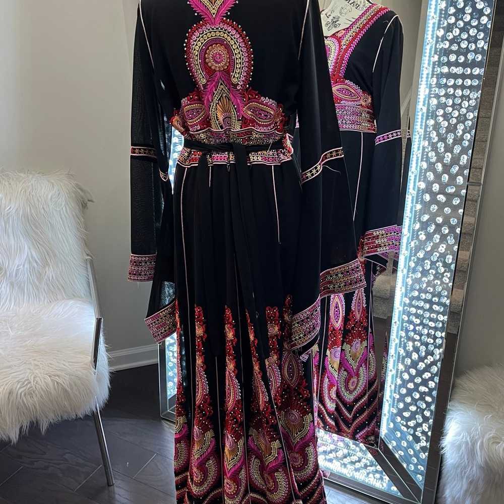 Two piece abaya with beading - image 3