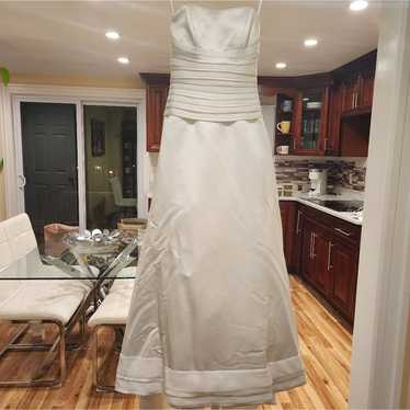 CASABLANCA ivory Bride Strappless Wedding Dress Si