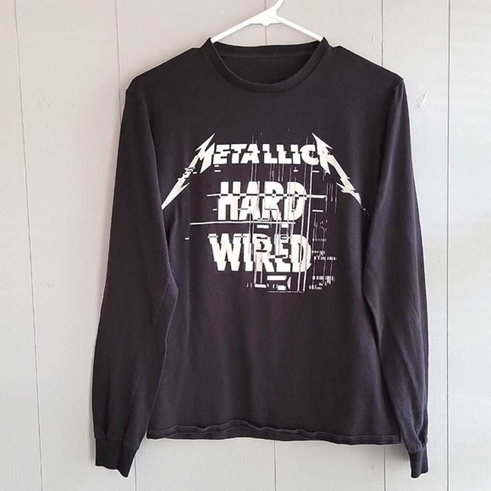 Metallica Hard Wired Long Sleeve Black Band Tee S… - image 1