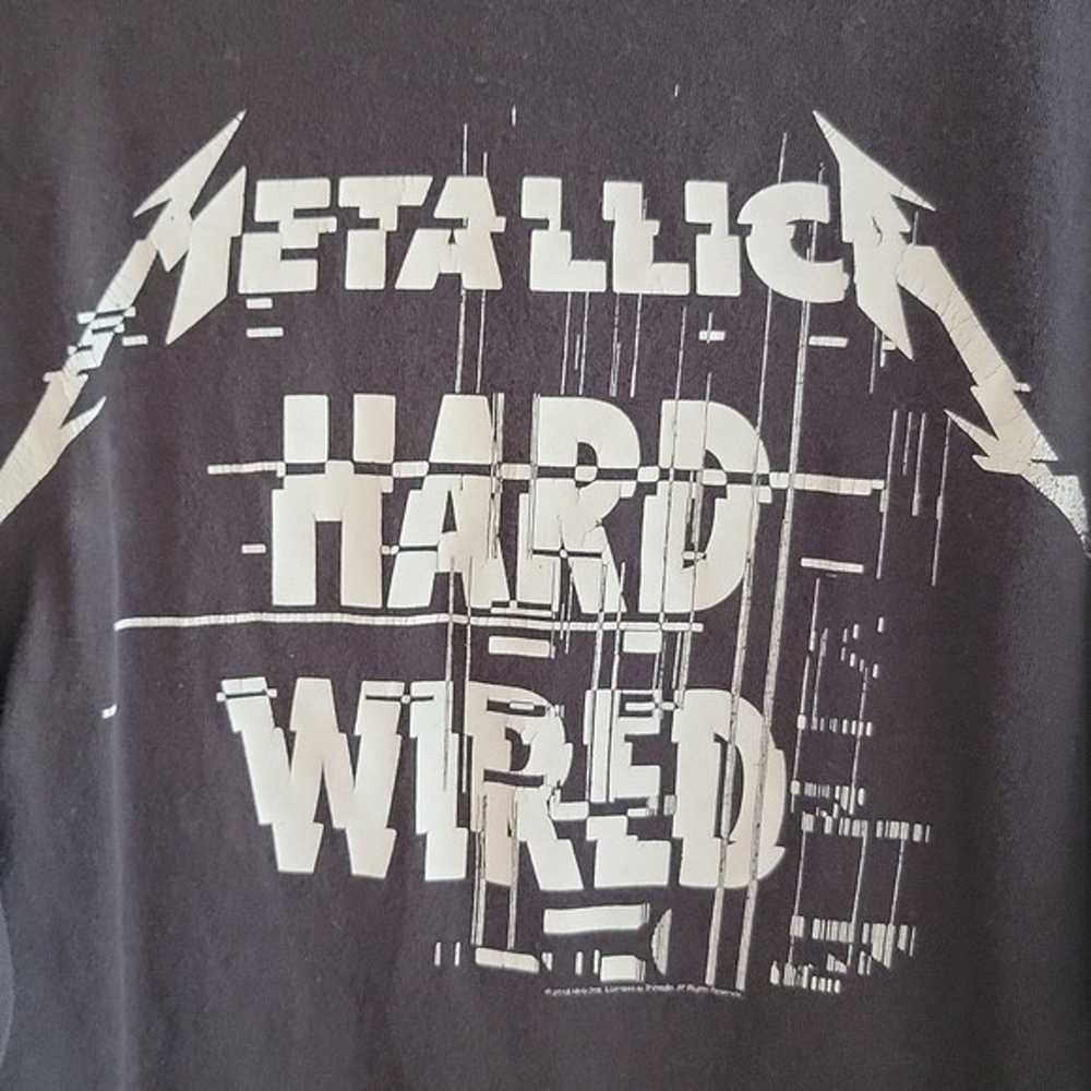 Metallica Hard Wired Long Sleeve Black Band Tee S… - image 3