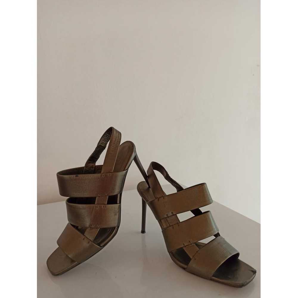 Celine Sharp leather sandal - image 5