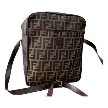 Fendi Ff leather crossbody bag