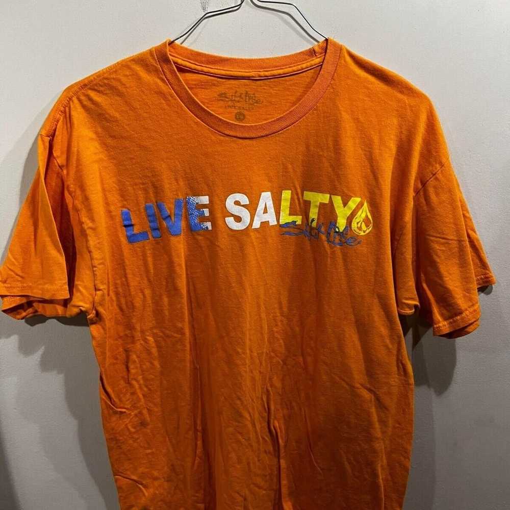 Salt Life Live Salty Orange Large T-shirt - image 1