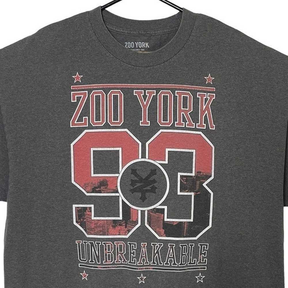 Zoo York Unbreakable Mens XXL Gray Short Sleeve T… - image 1
