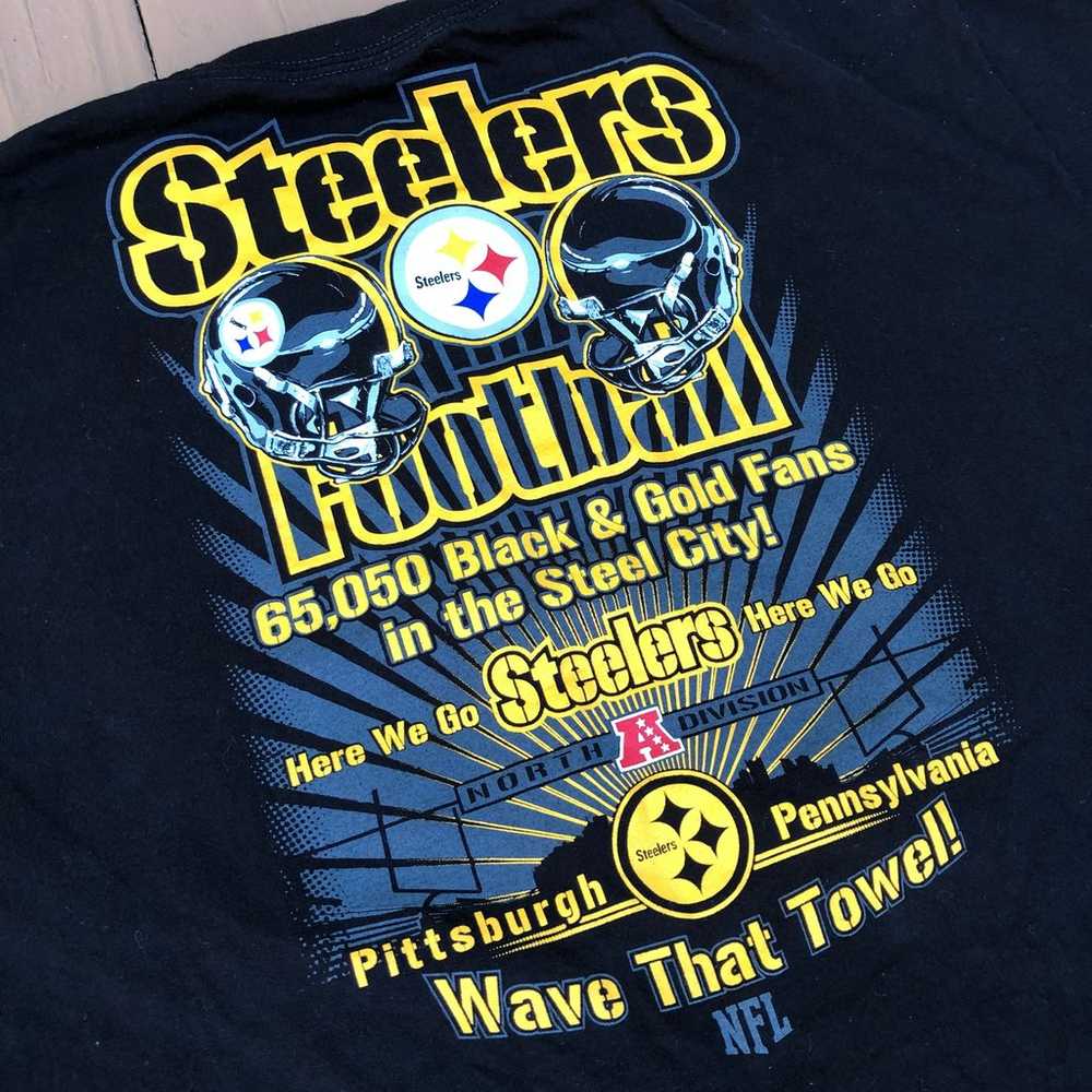 Pittsburgh Steelers Football Black "Steelers Wave… - image 6