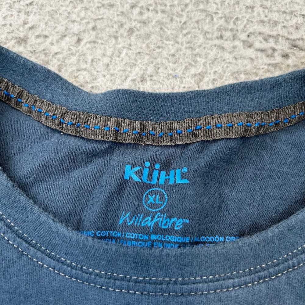 Kuhl Wildfibre T-Shirt Men’s Blue Short Sleeve Or… - image 5