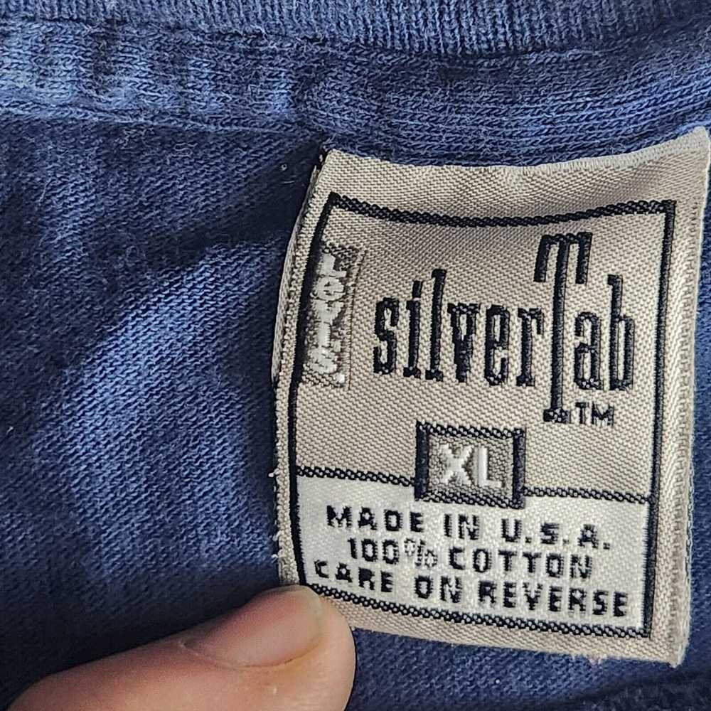 Vintage Silver Tab Levi Shirt Mens XL Surfing Spe… - image 4