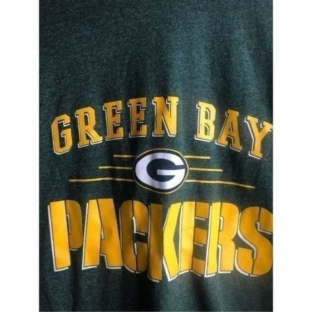 NFL Team Apparel Green Bay Packers Shirt Green Co… - image 5