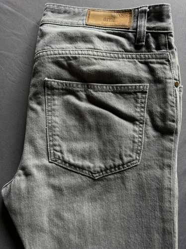 AMI Medium Washed Grey Denim