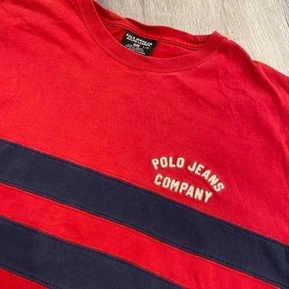 Polo Jeans Company Red Tee Shirt Men L - image 2