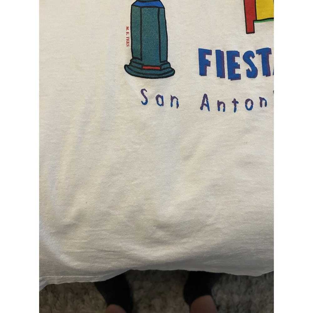 Vintage 1992 San-Antonio Texas Fiesta Shirt(L) Si… - image 7