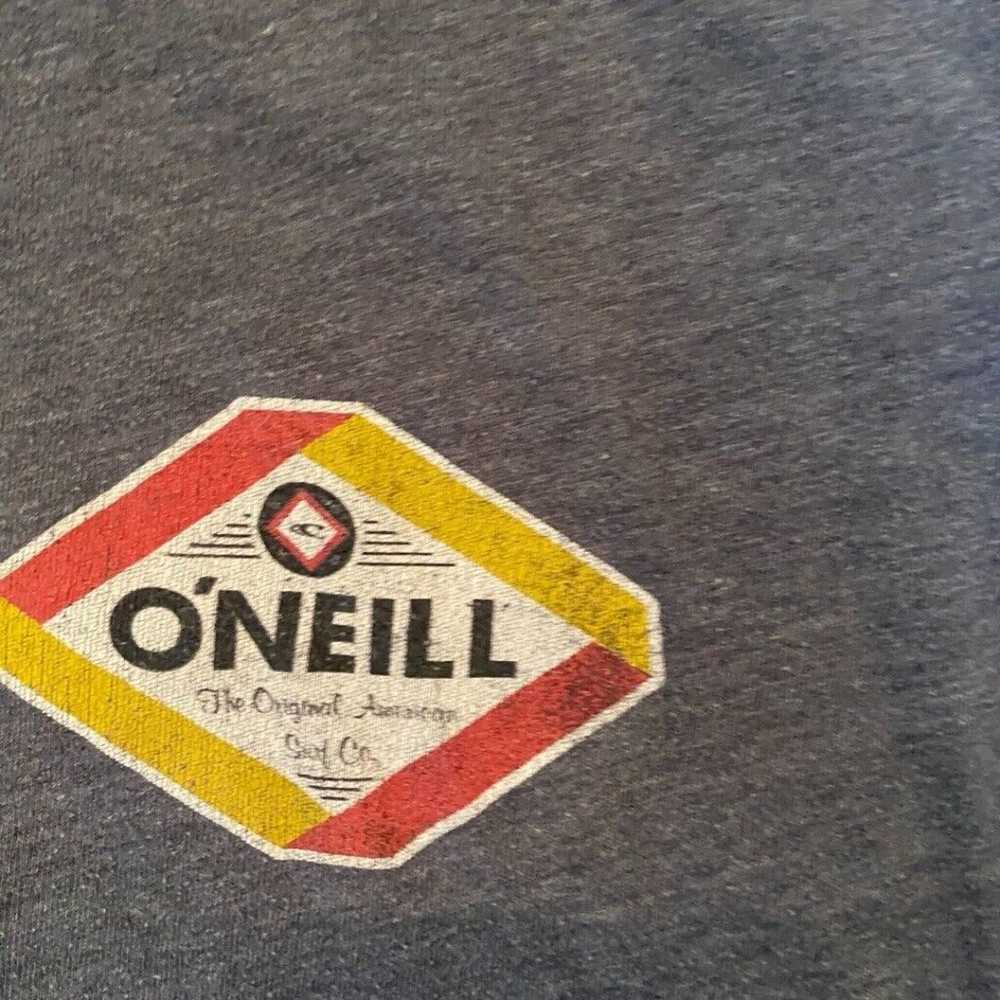 Vintage O'Neill Mens Gray 2-Sides Logo Short Slee… - image 3