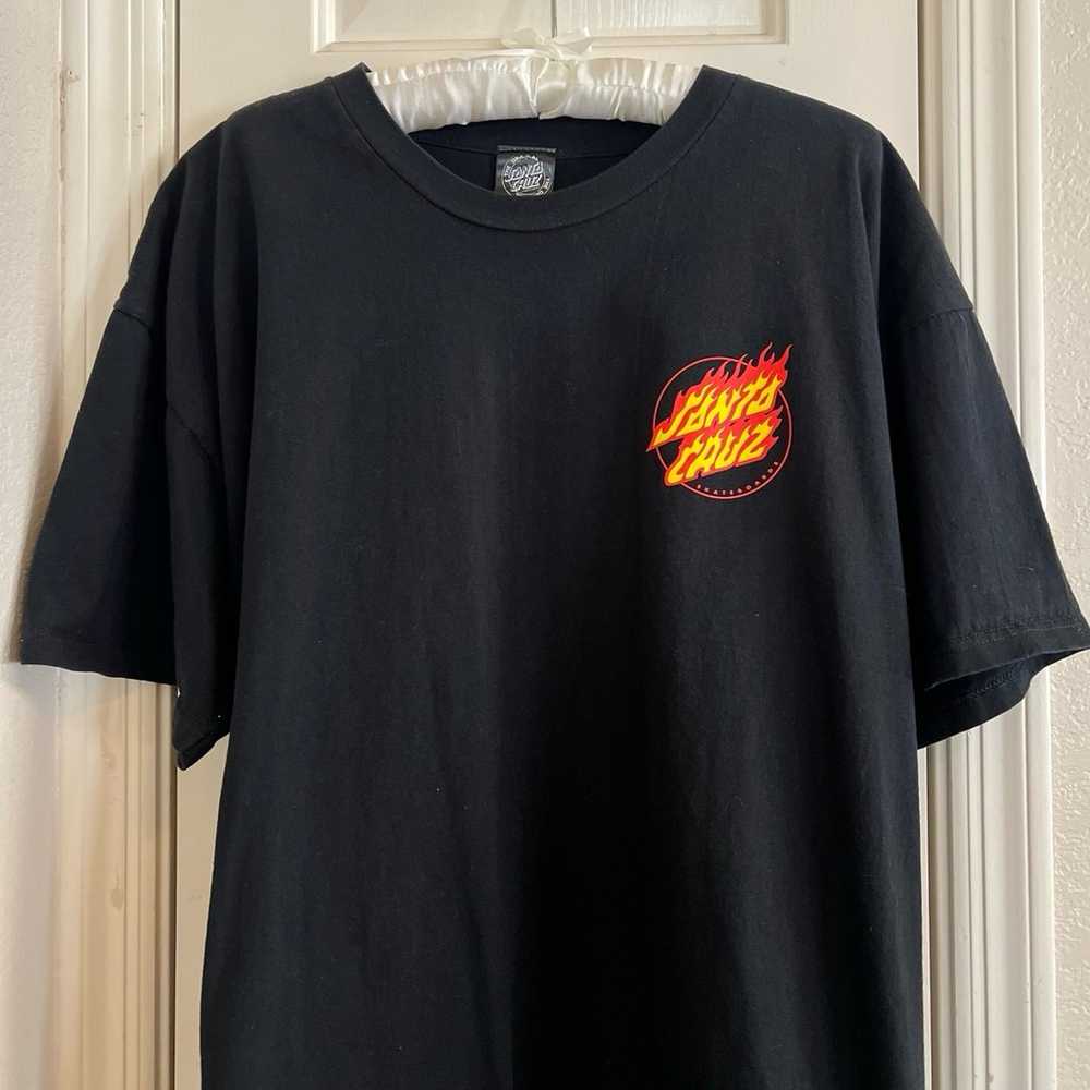 Santa Cruz Skateboard T Shirt 2 XL - image 1