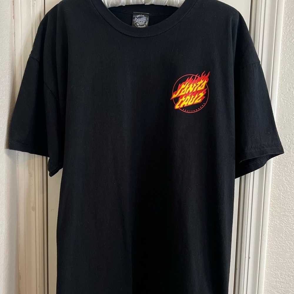 Santa Cruz Skateboard T Shirt 2 XL - image 2