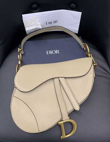 Dior Christian Dior Saddle bag Goat Skin Leather S