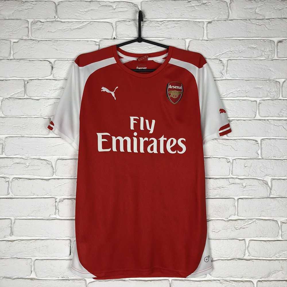 Jersey × Puma × Soccer Jersey Arsenal #15 Chamber… - image 2