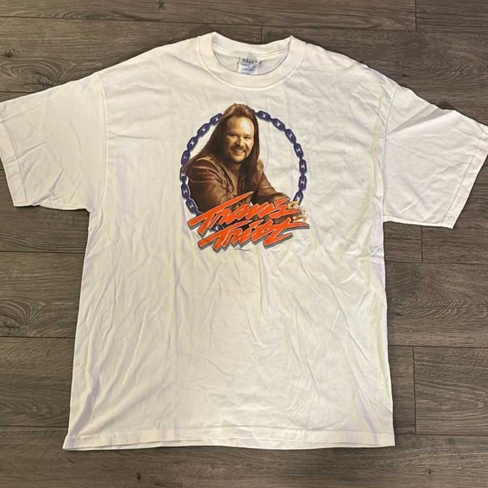 Vintage Y2K TRAVIS TRITT Shirt XL Great Day To Be… - image 1