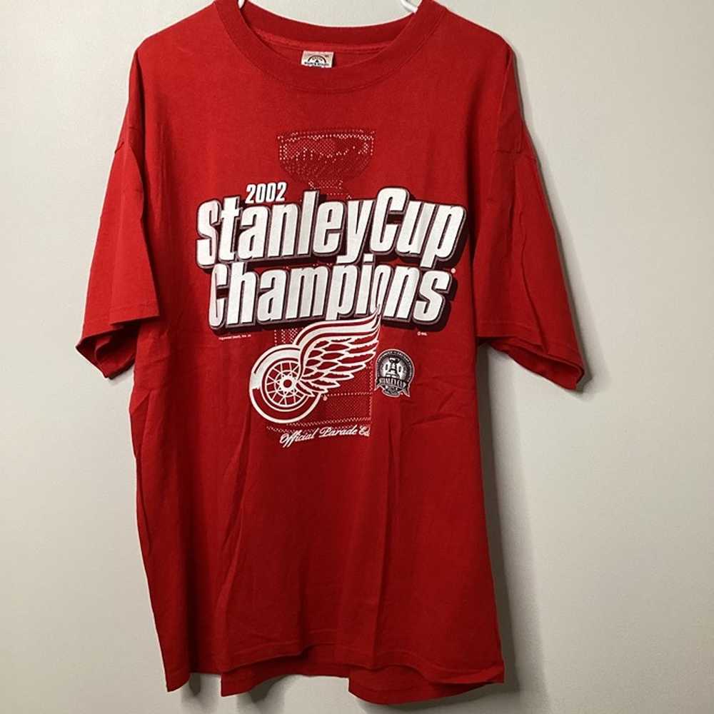 Vintage 2002 Stanley Cup Champions Detroit Red Wi… - image 10