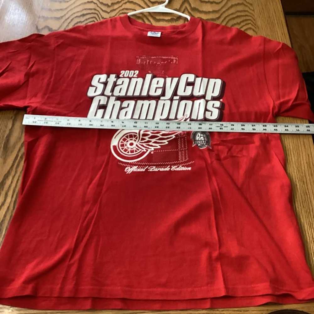 Vintage 2002 Stanley Cup Champions Detroit Red Wi… - image 7