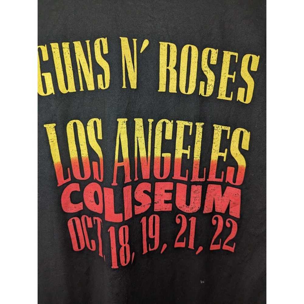 Guns n Roses Los Angeles Coliseum T Shirt medium … - image 7