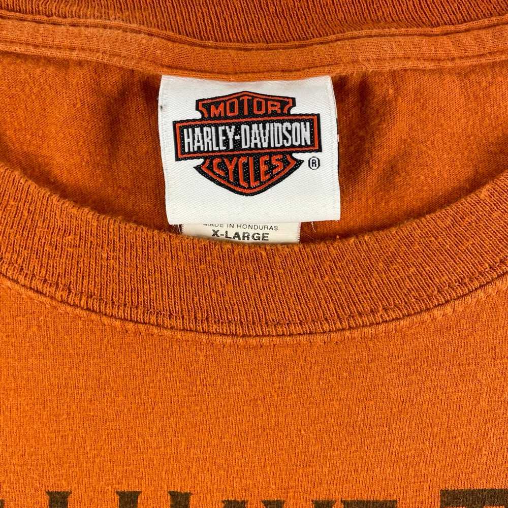 Harley-Davidson Size XL Orange T-Shirt Tucson Ari… - image 3