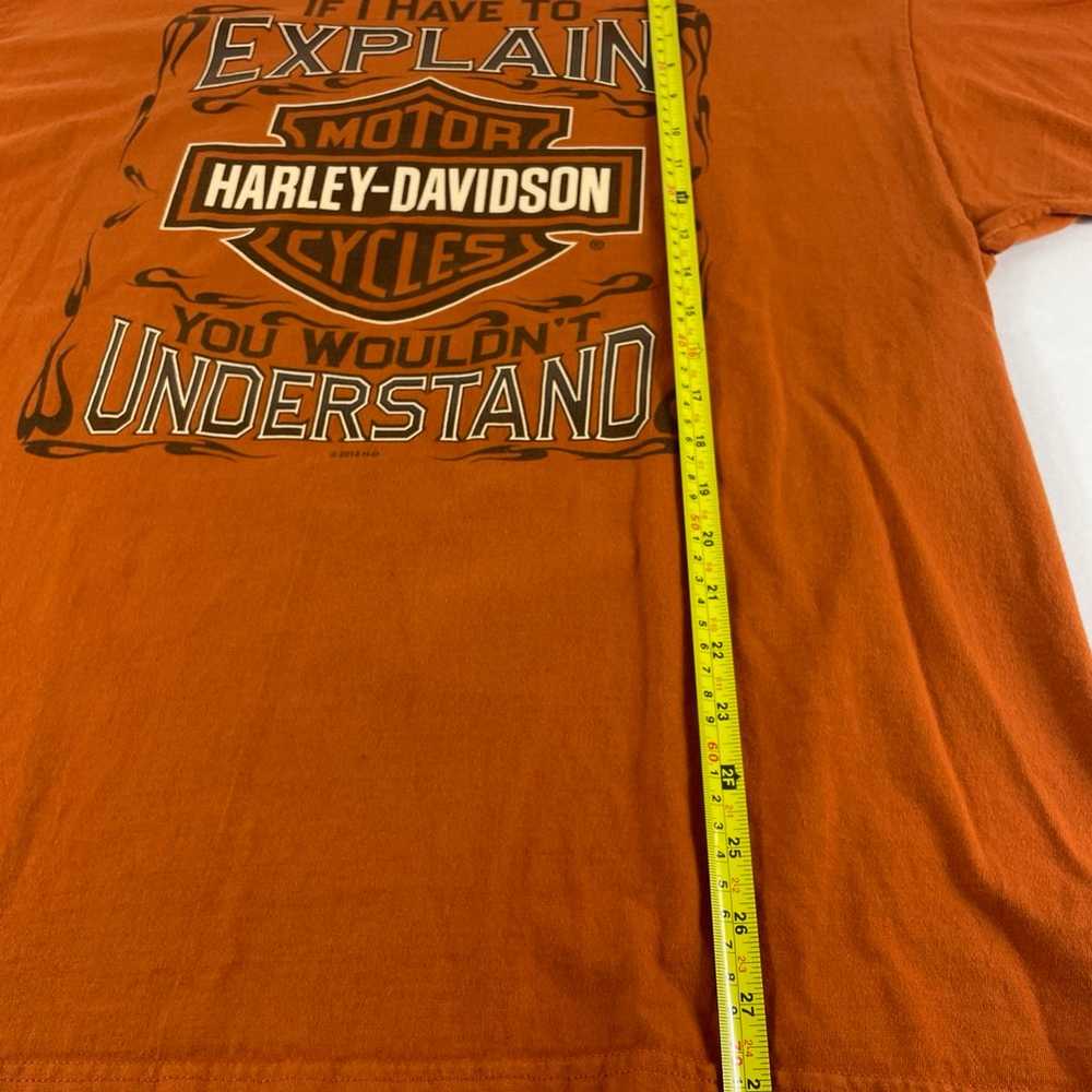 Harley-Davidson Size XL Orange T-Shirt Tucson Ari… - image 5