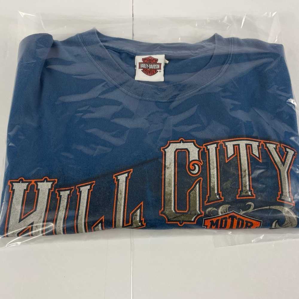 Harley-Davidson Size XL Blue T-Shirt Hill City So… - image 11