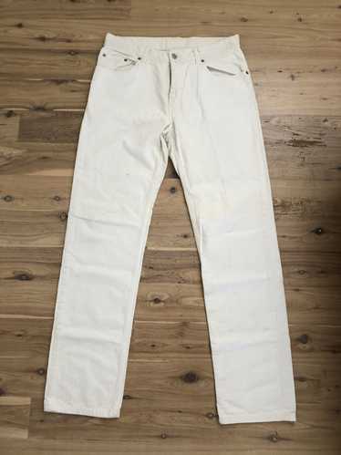 Helmut Lang Helmut Lang white corduroy pants - image 1