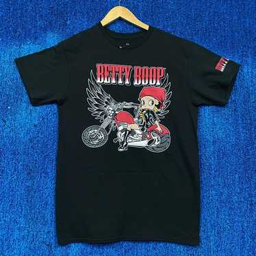 Betty Boop Easy Rider Biker Betty Cartoon Tee M