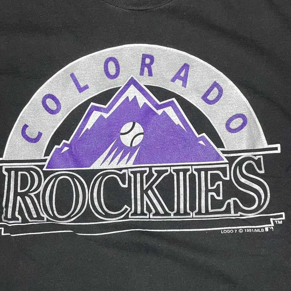 Vintage colorado rockies mlb shirt - image 2
