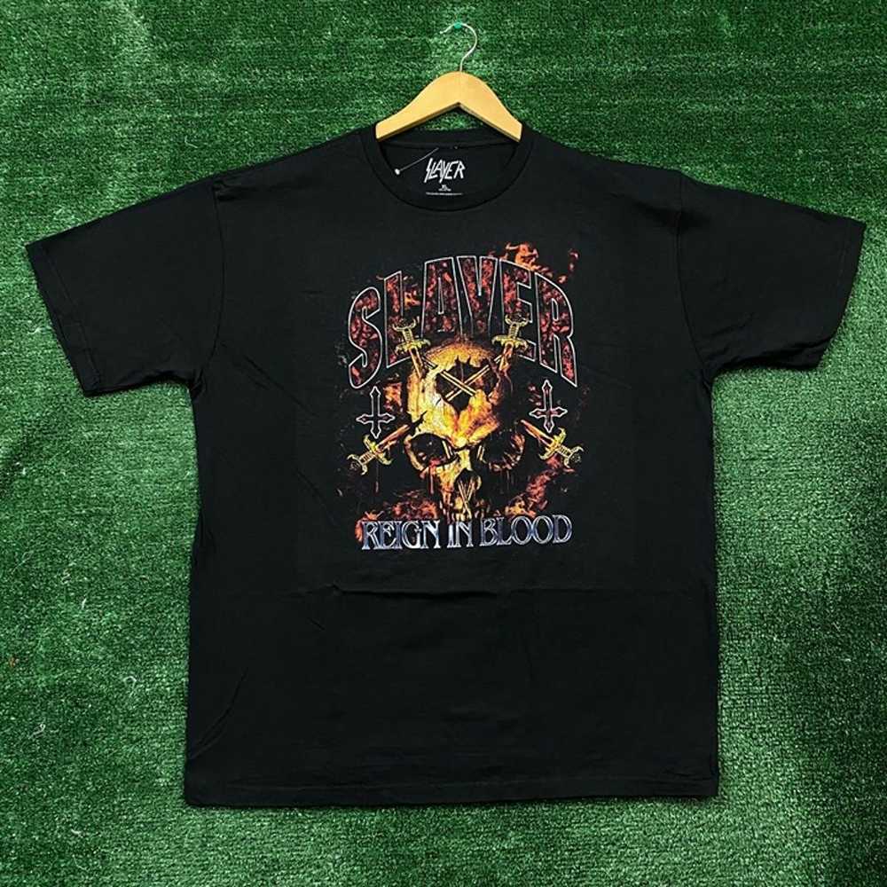 Slayer Reign in Blood Thrash Metal Band T-Shirt S… - image 1