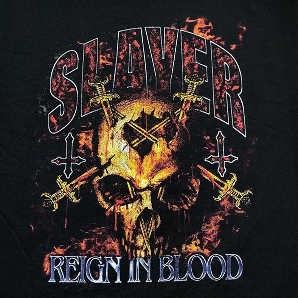 Slayer Reign in Blood Thrash Metal Band T-Shirt S… - image 2