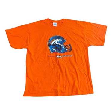 Vintage NFL Denver Broncos XL orange T-shirt - image 1
