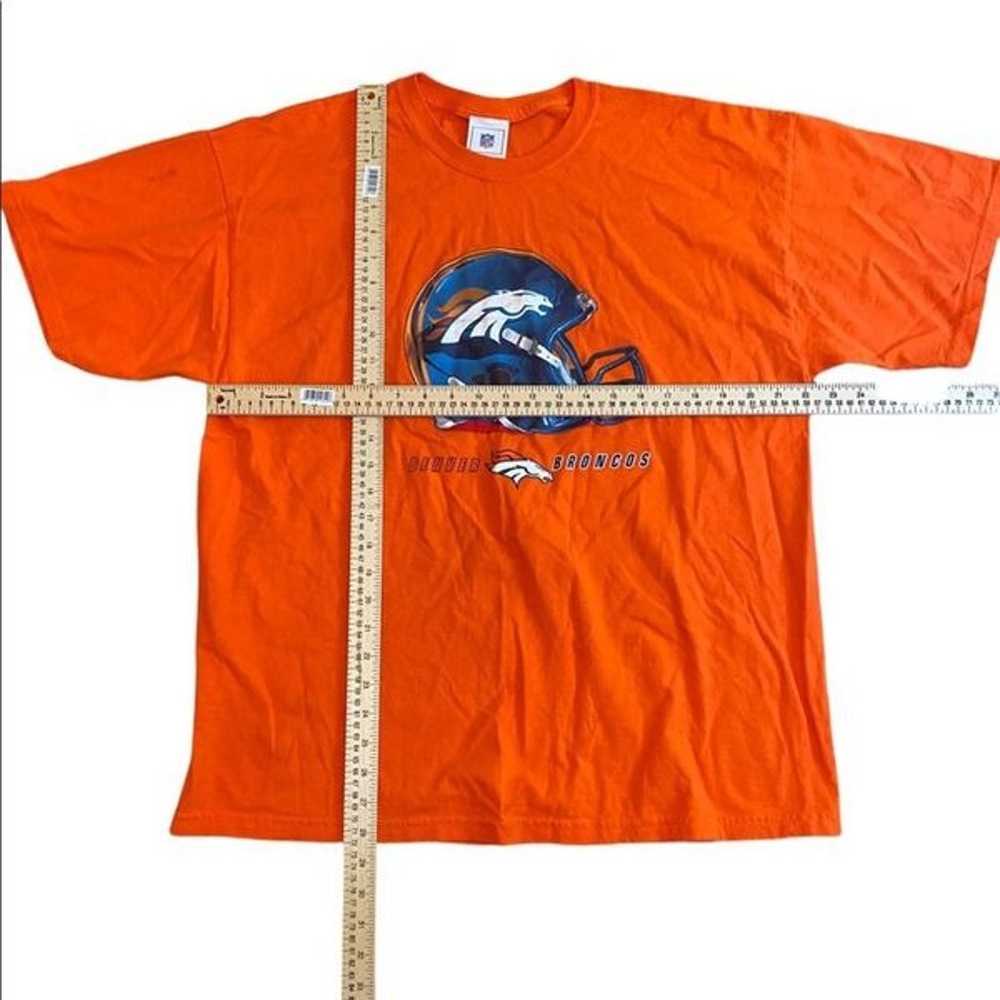Vintage NFL Denver Broncos XL orange T-shirt - image 2