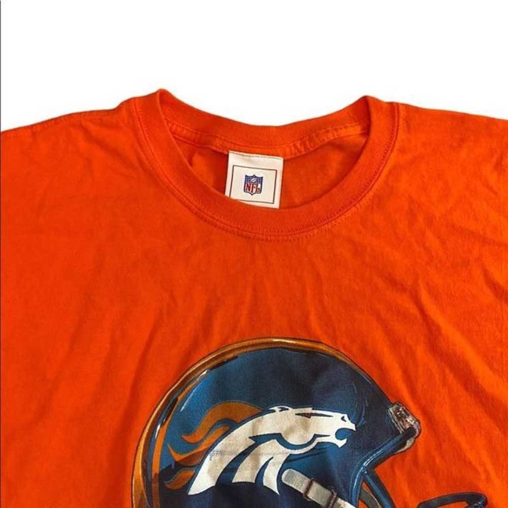 Vintage NFL Denver Broncos XL orange T-shirt - image 3