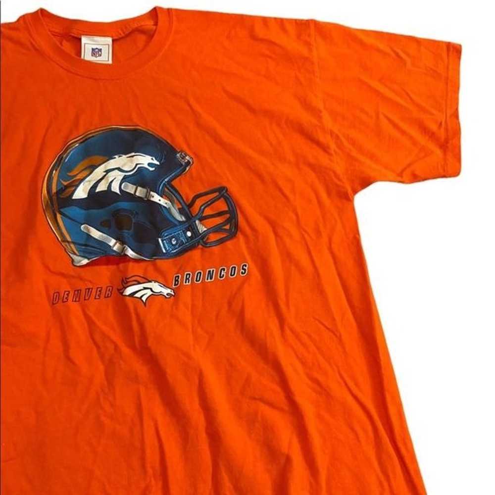 Vintage NFL Denver Broncos XL orange T-shirt - image 4