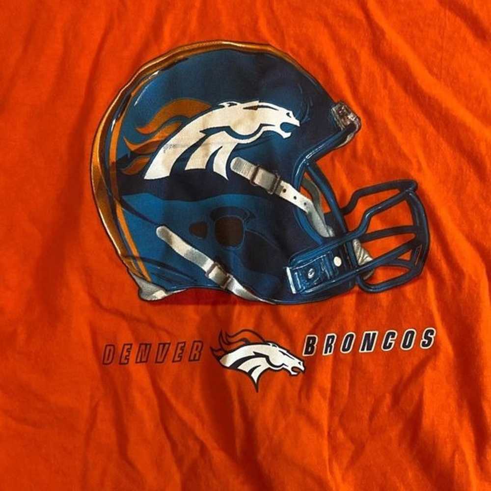 Vintage NFL Denver Broncos XL orange T-shirt - image 6