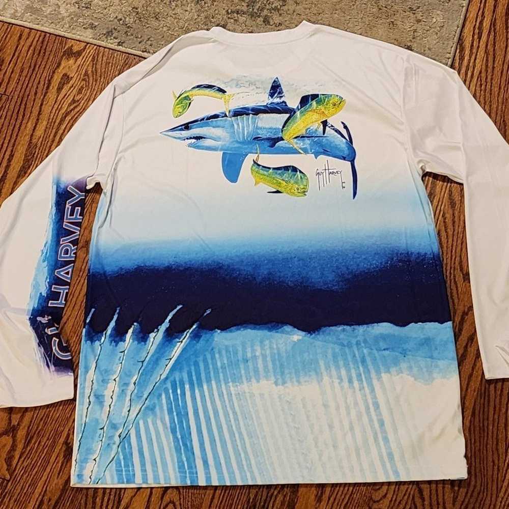 Guy Harvey Mako Shark Longsleeve shirt size XL - image 3