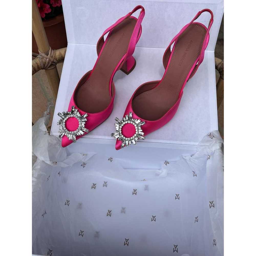 Amina Muaddi Begum cloth sandals - image 2